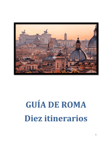 GUÍA DE ROMA Diez itinerarios