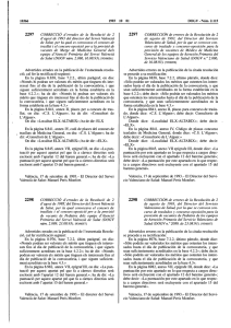 CORRECCIÓ d`errades de la Resolució de 2 d`agost de 1993, del