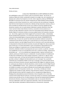 Lima, siete de enero Del dos mil ocho.- LA SALA CIVIL