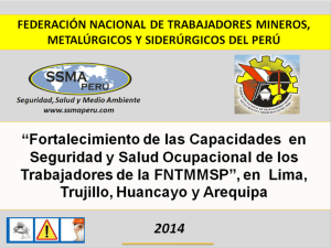 Diapositiva 1 - Federación Minera del Perú