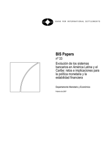 Evolucion de los sistemas bancarios en America Latina y el Caribe