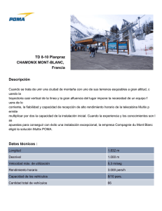 TD 8-10 Planpraz CHAMONIX MONT-BLANC, Francia Descripción