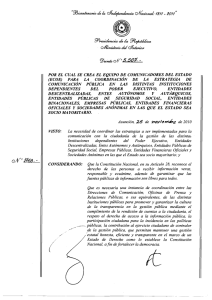 Decreto de creaci&oacute;n del ECOE
