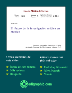 El futuro de la investigación médica en México