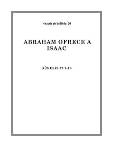 abraham ofrece a isaac