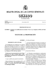 TEXTO DE LA PROPOSICIÓN