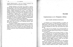 Explotaciones en la Patagonia chilena BREVE RESEÑA