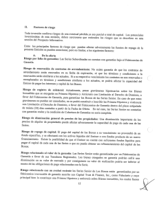 II. Factores de riesgo Toda inversión conlleva riesgos de una