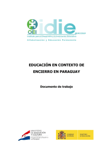 Educación en Contexto de Encierro en Paraguay