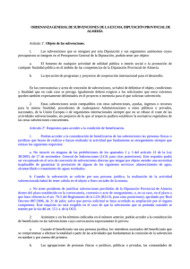 Ordenanza Gral Subvs Dip, 15 nov 2014