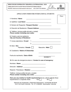 2. application form for international students