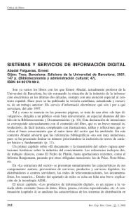 sistemas y servicios de información digital