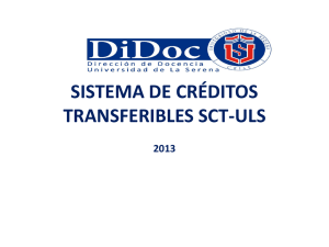 sistema de créditos transferibles sct-uls