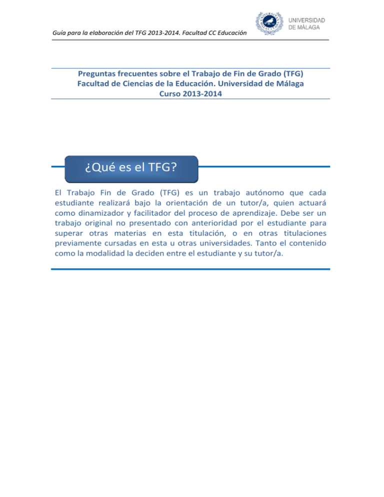 TFG Universidad De M laga