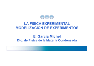 LA FISICA EXPERIMENTAL MODELIZACIÓN DE EXPERIMENTOS