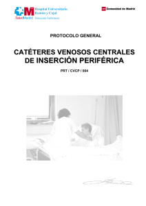 protocolo general catéteres venosos centrales de inserción periférica