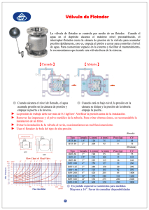 Válvula de Flotador