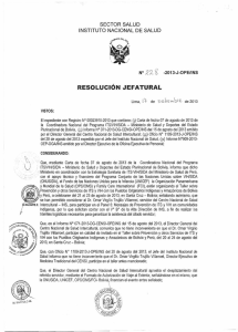 Page 1 SECTORSALUD NSTITUTO NACIONAL DE SALUD Nº 228
