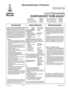 Laca Pigmentada SHER-WOOD® KEM AQUA® CC