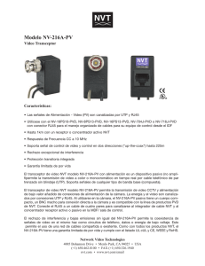 Modelo NV-216A-PV - Network Video Technologies
