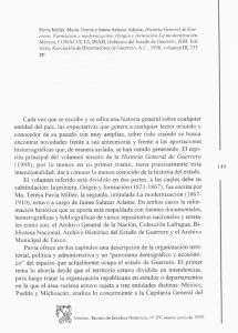 Historia General de Guerrero. Formación y modernización