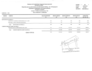 Dep&oacute;sitos Constituidos con Fondos P&uacute;blicos Junio