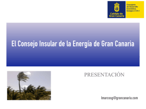 El Consejo Insular de la Energía de Gran Canaria