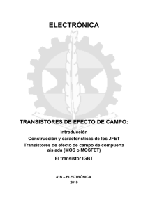 Transistores de efecto de campo - EETP Nº 460