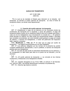 AUXILIO DE TRANSPORTE - Comision Septima Senado