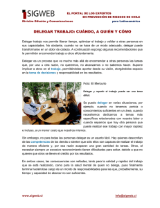 delegar trabajo: cu&aacute;ndo, a qui&eacute;n y c&oacute;mo
