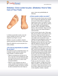 Diabetes: Cómo cuidar los pies - [Diabetes: How to Take Care of