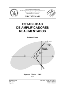 Estabilidad de Amplificadores Realimentados - FCEIA