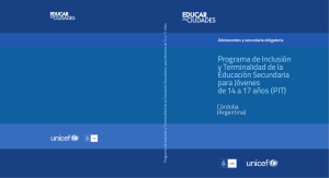 Programa de Inclusión y Terminalidad de la Educación