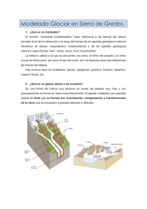 Modelado Glaciar en Sierra de Gredos