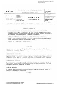 Ceflex. Vinilo - amianto (D.I.T. n. 23)