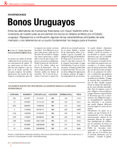 Bonos Uruguayos