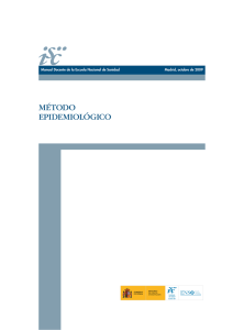 Método epidemiológico - Instituto de Salud Carlos III
