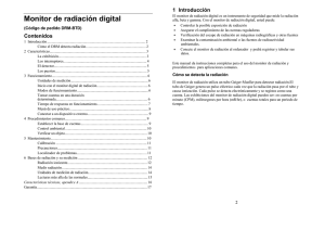 Monitor de radiación digital