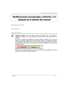 Modificaciones incorporadas a MidePlan 12.0 después de