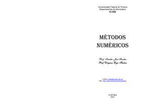 Métodos Numéricos - UFPR - Universidade Federal do Paraná