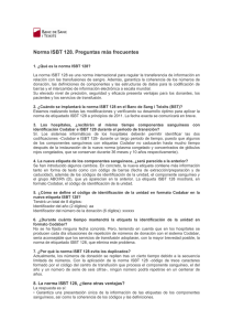 Norma ISBT 128. Preguntas m&aacute;s frecuentes