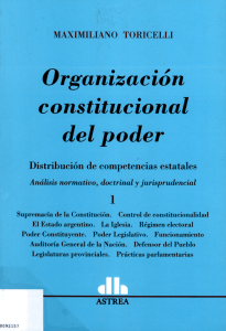 Organización constitucional