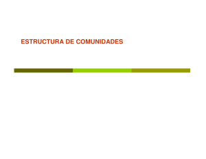 estructura de comunidades - UNAM