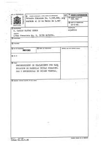 procedimiento de tratamiento por tonificacion de materias primas