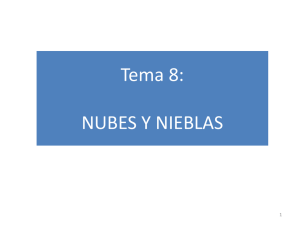 Tema 8: NUBES Y NIEBLAS