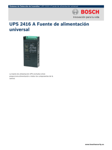 UPS 2416 A Fuente de alimentación universal