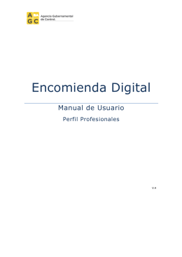 CARTA DE ENCOMIENDA