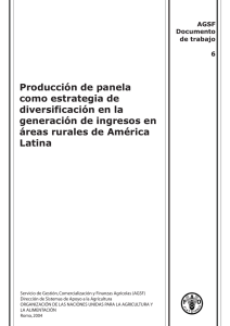 Producción de panela - Food and Agriculture Organization of the