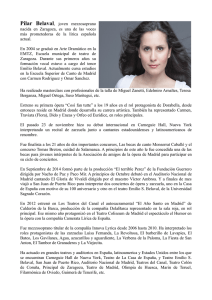 Pilar Belaval, joven mezzosoprano nacida en