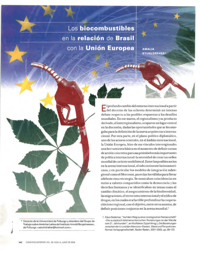 E 1 Profundo Cambio Del Entorno Internacional A Partir Del Decenio